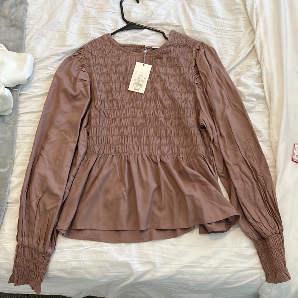 A New Day Long Sleeve Blouse